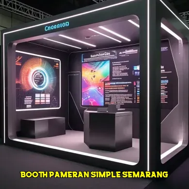 booth pameran simple semarang